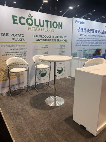 Картофельные хлопья Ecolution были представлены на выставке IFT FIRST в Чикаго (США)